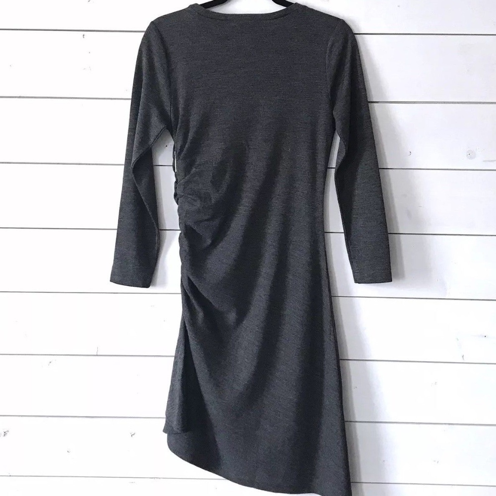 Michael Kors Gray Long Sleeve Sheath Dress - Picture 6 of 8